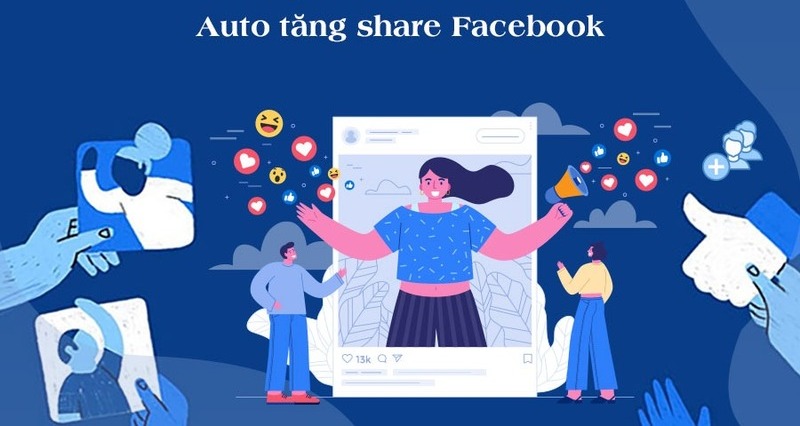 Dùng Tool auto share Facebook