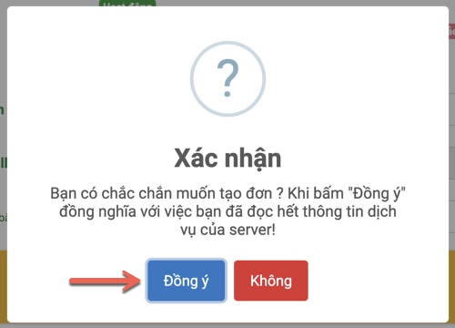 Xác nhận đơn hàng