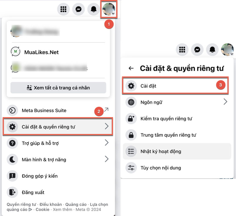 Bật nút like, comment cho avatar, ảnh bìa facebook