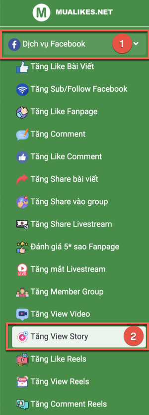 Bắt đầu buff tăng view story Facebook