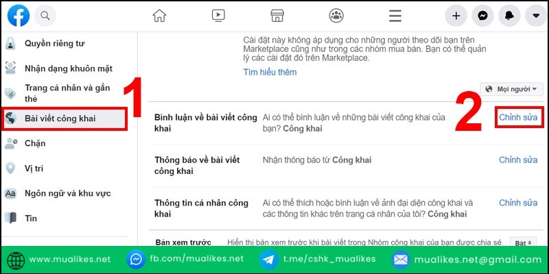 Điều chỉnh quyền riêng tư