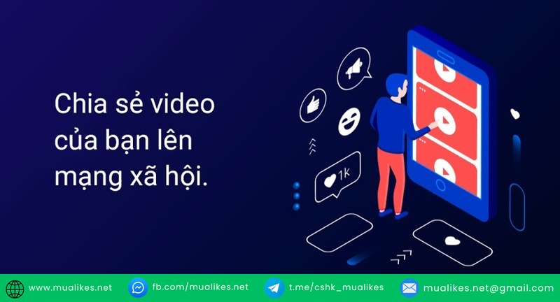 Chia sẻ video YouTube lên mạng xã hội