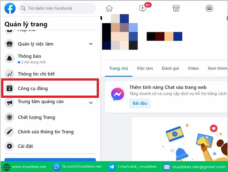 Chỉnh sửa bài viết trên Fanpage