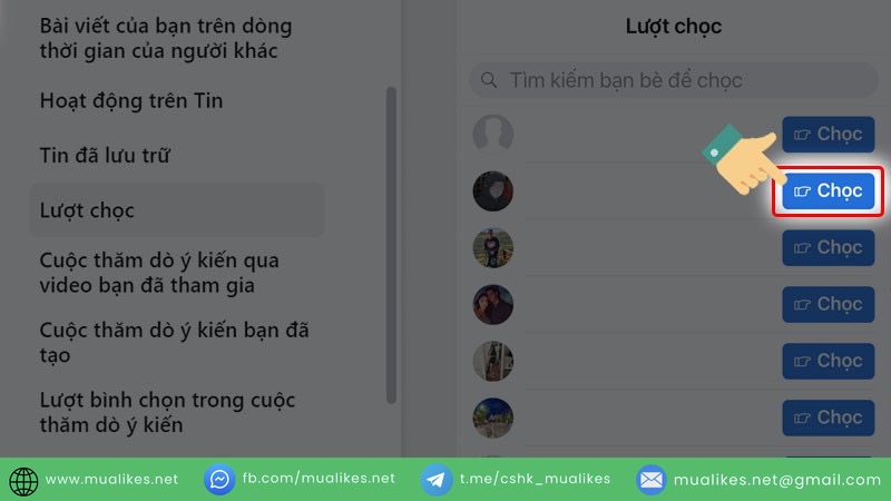 Hướng dẫn chọc bạn bè facebook mới nhất