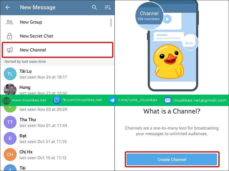 Các bước tạo Channel Telegram
