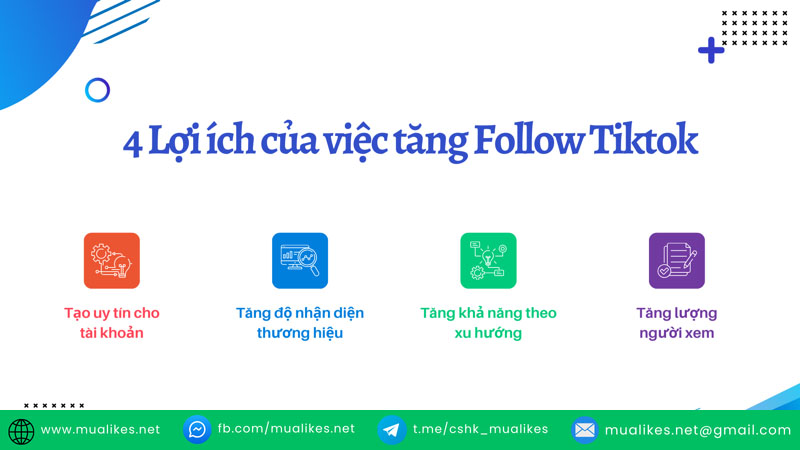 Lợi ích khi tăng follow TikTok