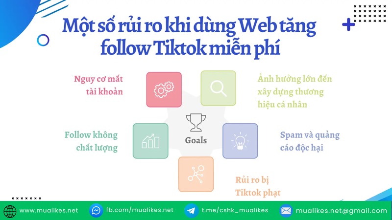 Rủi ro khi tăng follow TikTok không an toàn