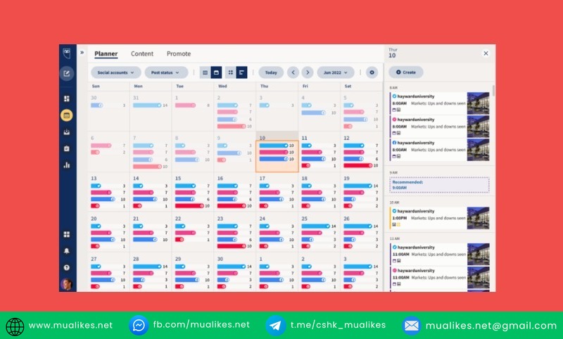 Công cụ hỗ trợ quản lý thời gian đăng bài Hootsuite