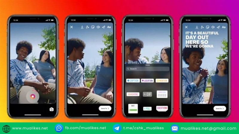 Thêm văn bản và hiệu ứng vào Instagram Stories