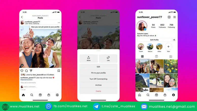 Tối ưu hồ sơ Instagram giúp tăng khả năng hiển thị 