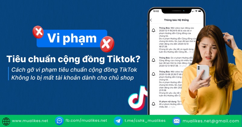 Mẹo để tránh video TikTok bị gỡ