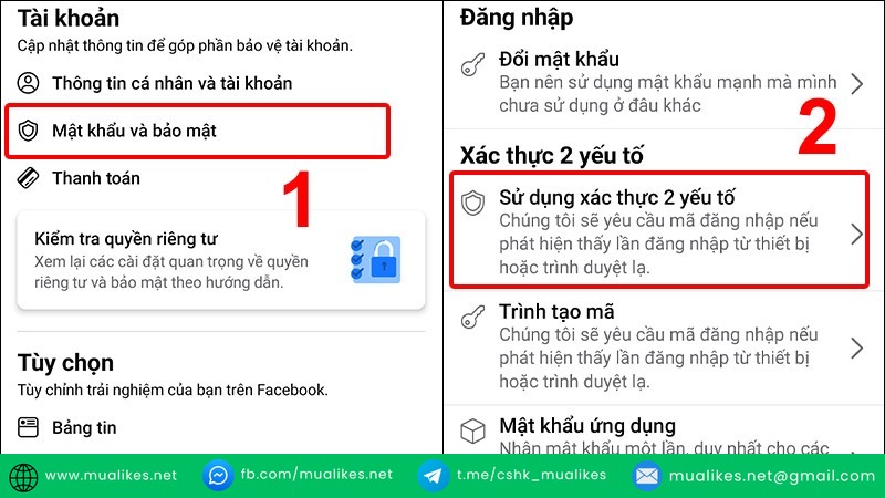 Xác thực hai lớp (2FA)  