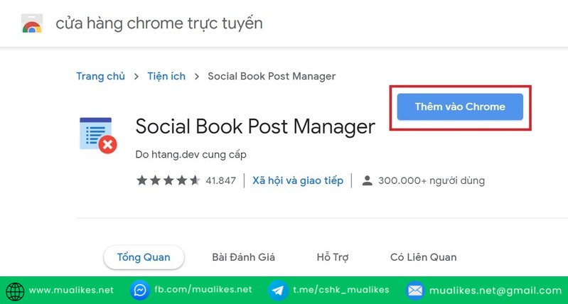 Dùng công cụ Social Book Post Manager để bỏ like hàng loạt