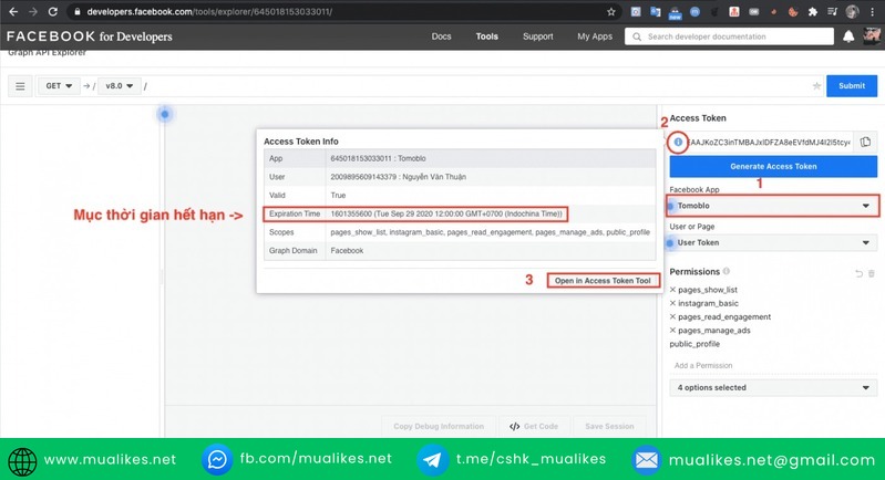 Lấy Token FB từ trình duyệt