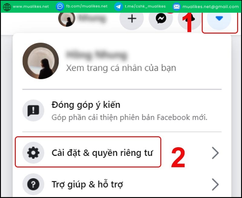 Xem lại các cài đặt bảo mật hoặc quyền riêng tư 