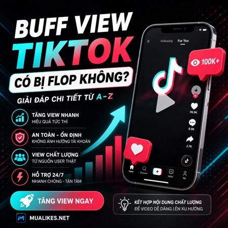 Buff View TikTok Có Bị Flop Không? Giải Đáp Chi Tiết Từ A–Z
