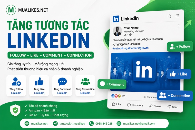 Dịch vụ tương tác Linkedin