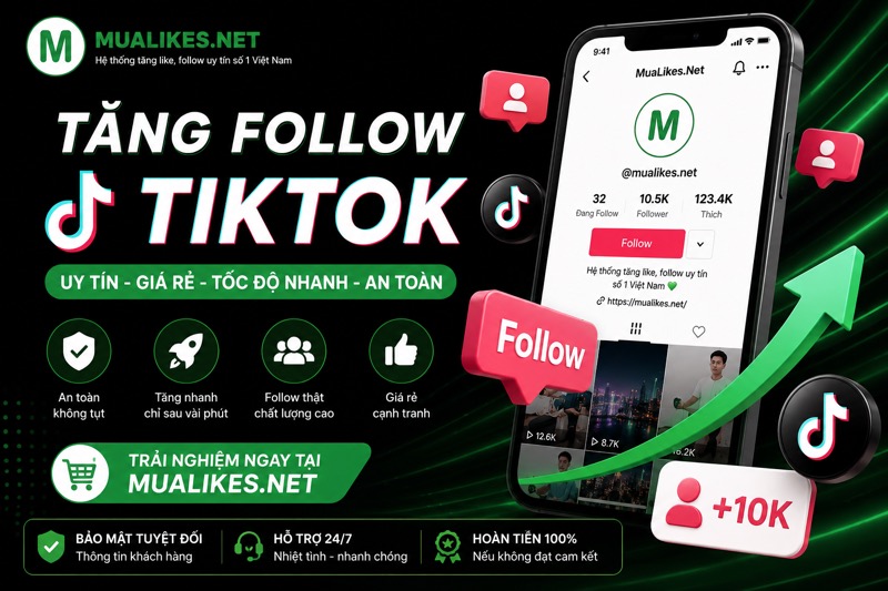 Mua follow Tiktok
