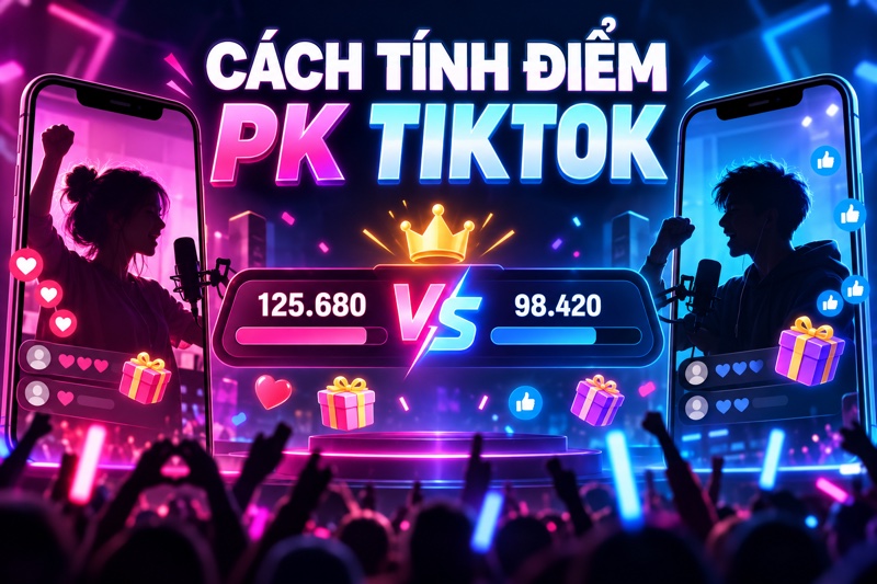 Cách Tính Điểm PK TikTok: 1 Like, 1 Xu Được Bao Nhiêu Điểm?