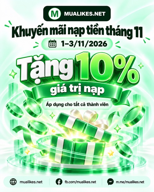 Khuyến mãi nạp tiền tháng 11